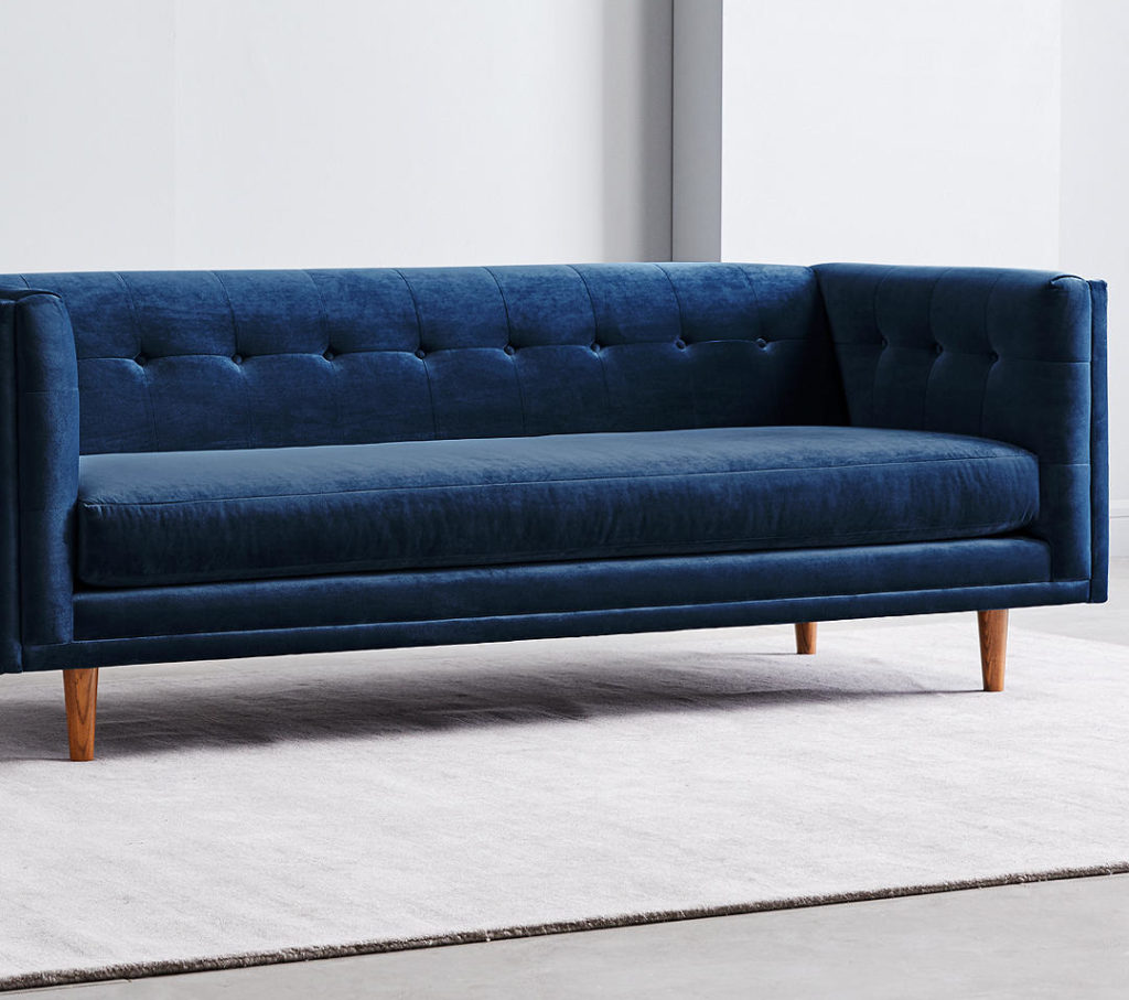 Survive Blue Monday with this comfy velvet sofa from John Lewis - Inside my home blog