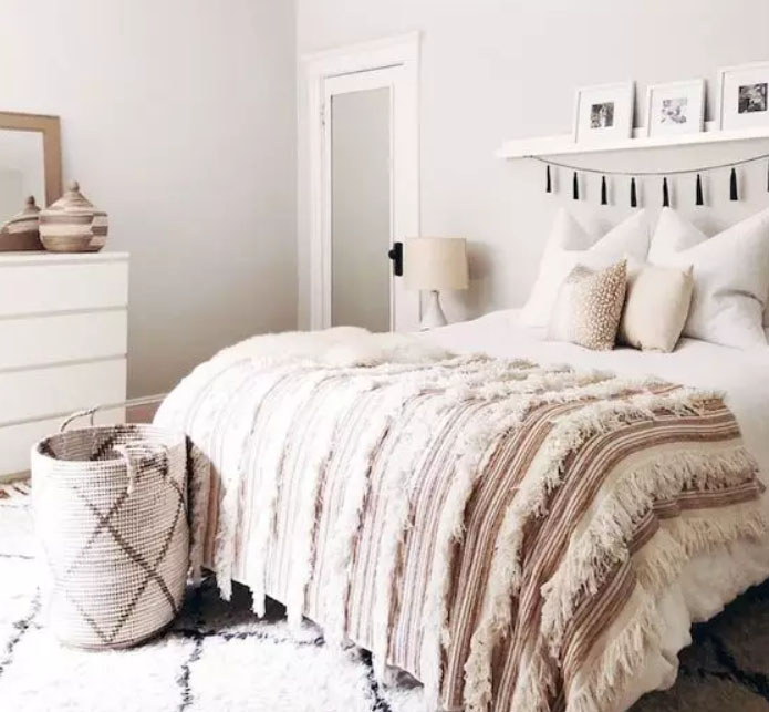 textured white is a great trend in home decor for 2020