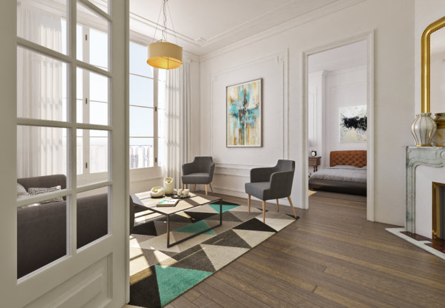 Projet n°8 : Plans d’aménagement pour la rénovation d’un appartement haussmannien